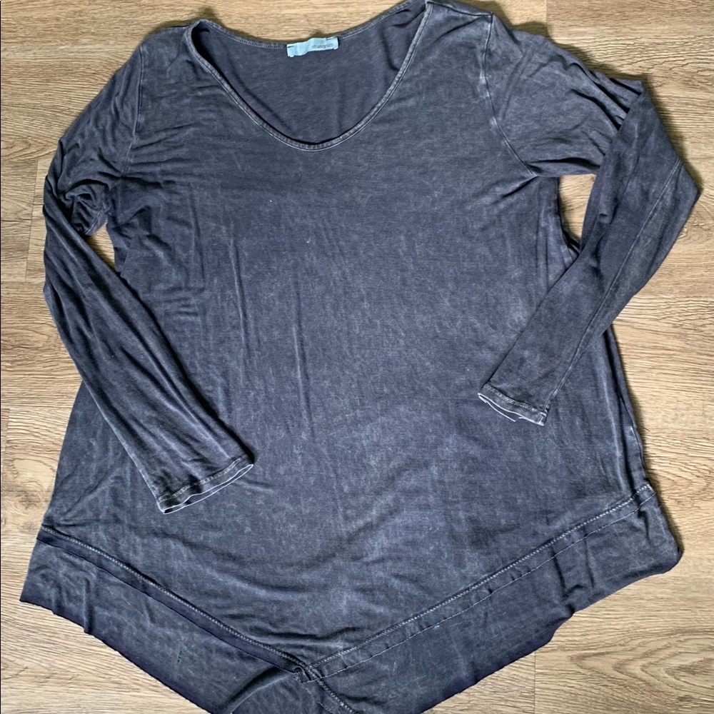 Chatoyant Navy Stone Washed Tunic - S